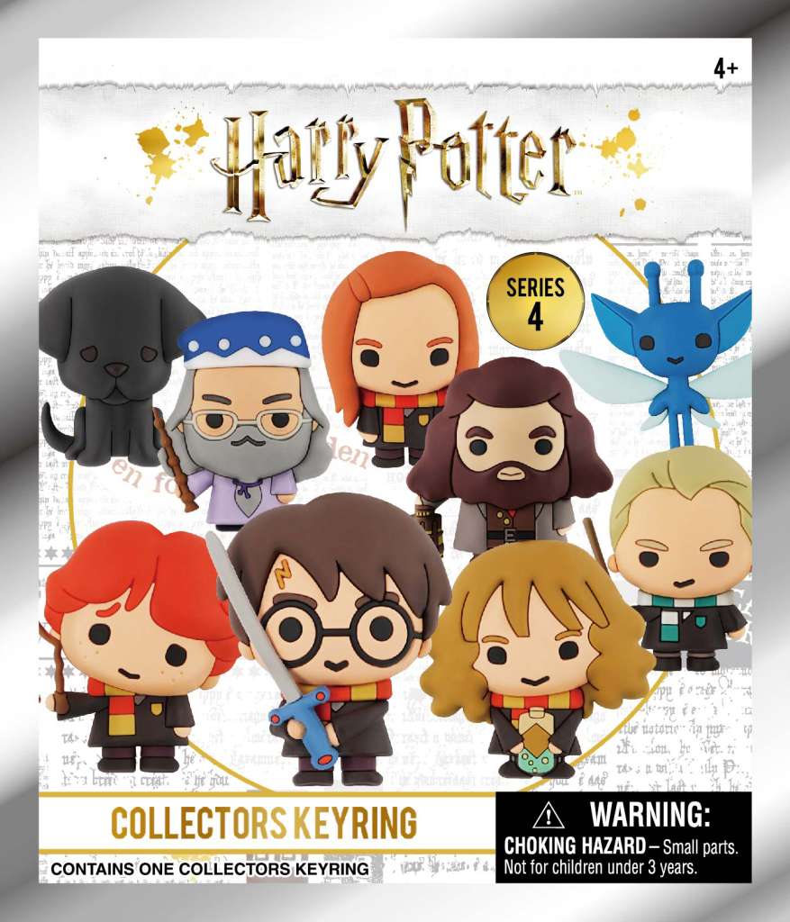 Harry Potter 3D Foam Bag Clip - Series 4 monogram