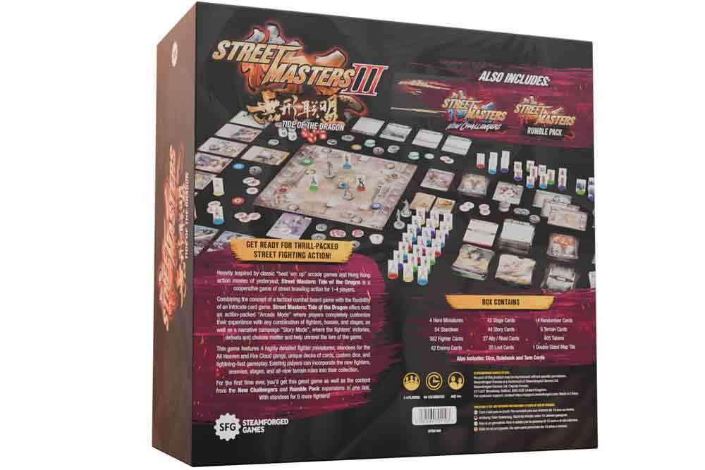 Street Masters: Tide of the Dragon - Strategiskt Brädspel steamforged games