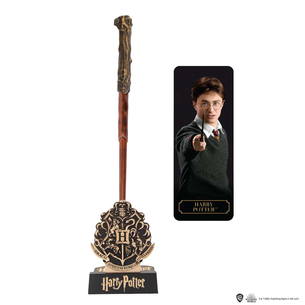 Harry Potter Trollstav Penna med Ställ cinereplicas