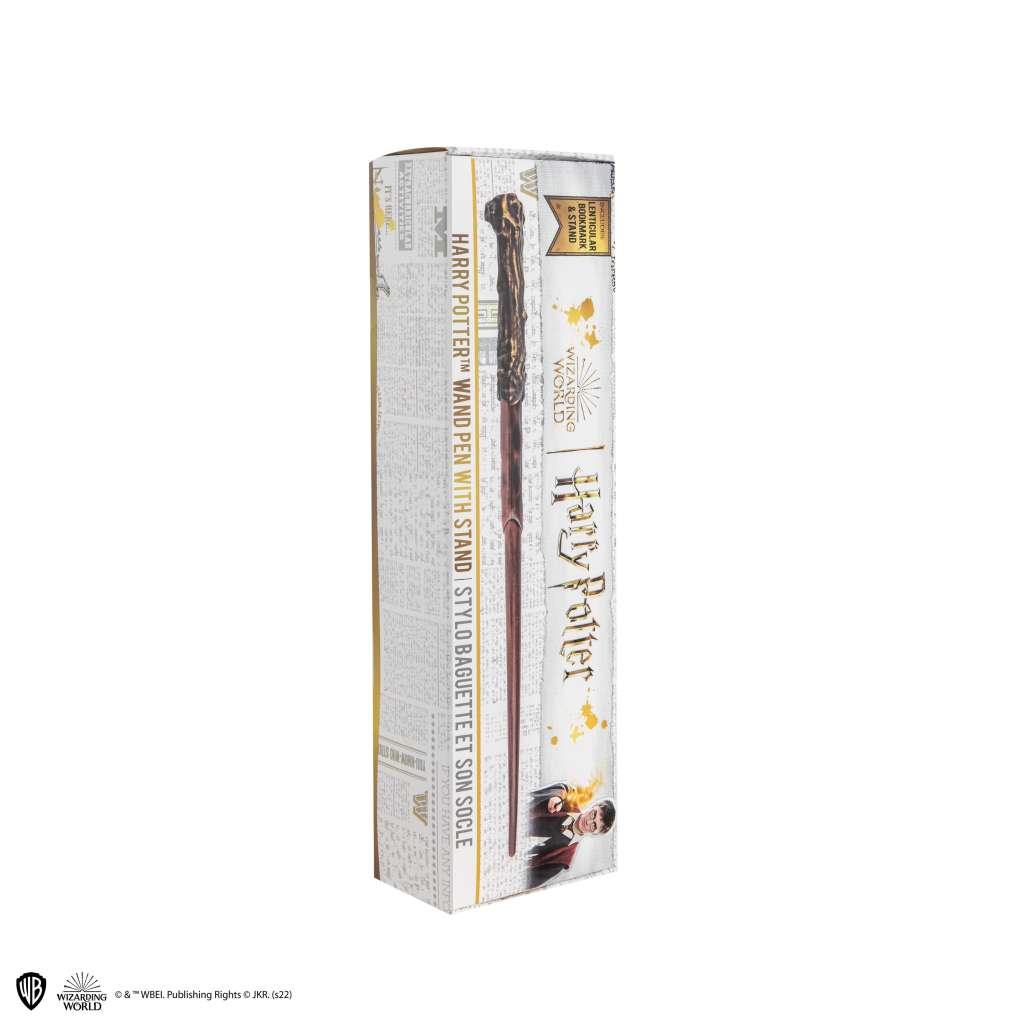 Harry Potter Trollstav Penna med Ställ cinereplicas