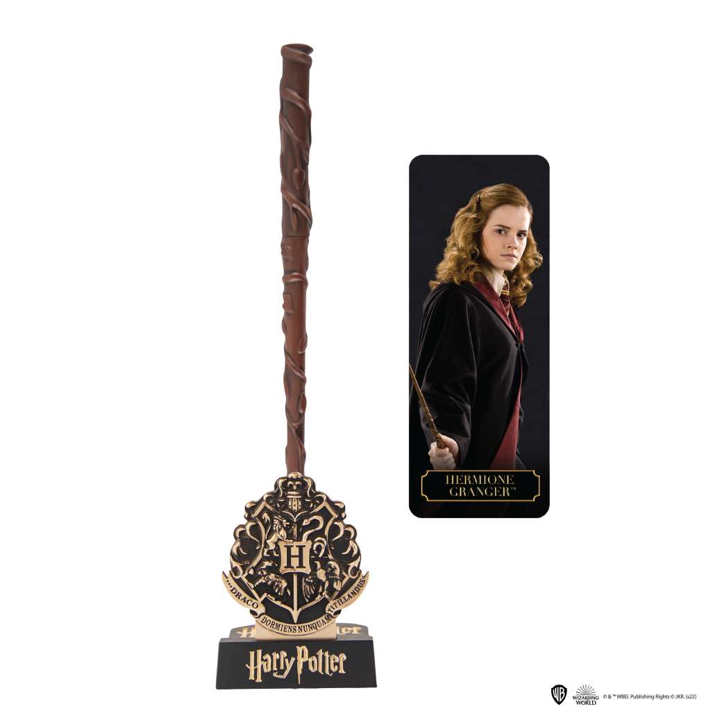 Harry Potter Hermione Trollstav Penna med Stativ cinereplicas