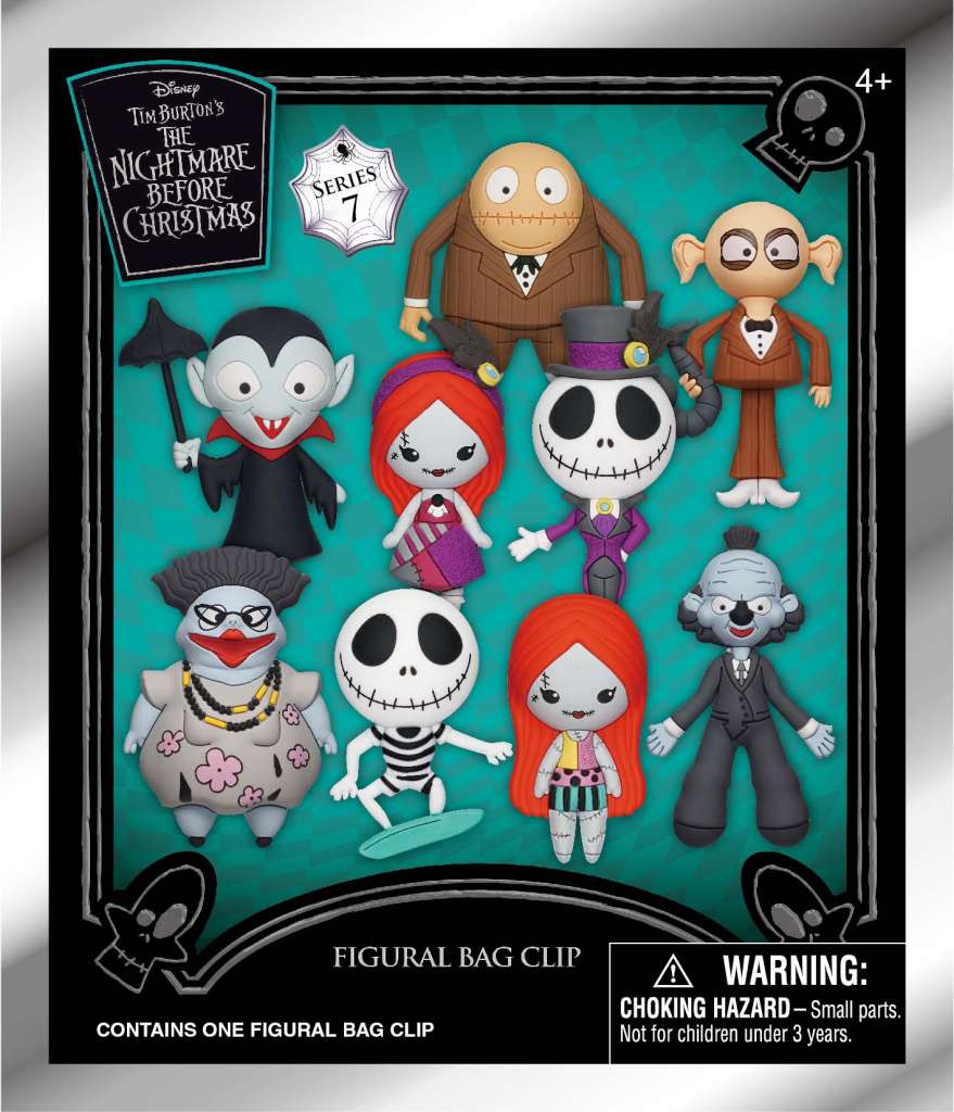 Nightmare Before Christmas Bag Clip Blind Box Display (24) monogram