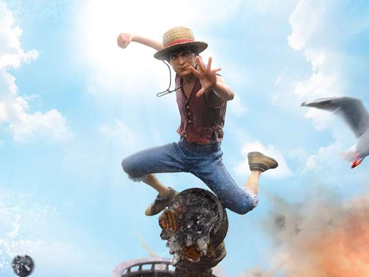 One Piece Netflix Luffy 1/10 Statue – Fantastisk Samlarobjekt iron studios