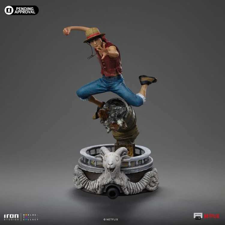 One Piece Netflix Luffy 1/10 Statue – Fantastisk Samlarobjekt iron studios