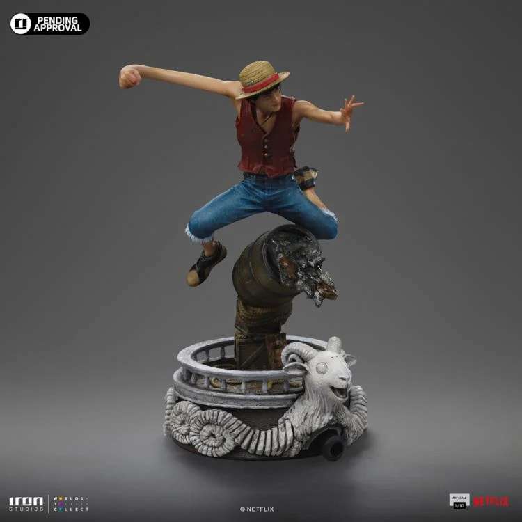 One Piece Netflix Luffy 1/10 Statue – Fantastisk Samlarobjekt iron studios