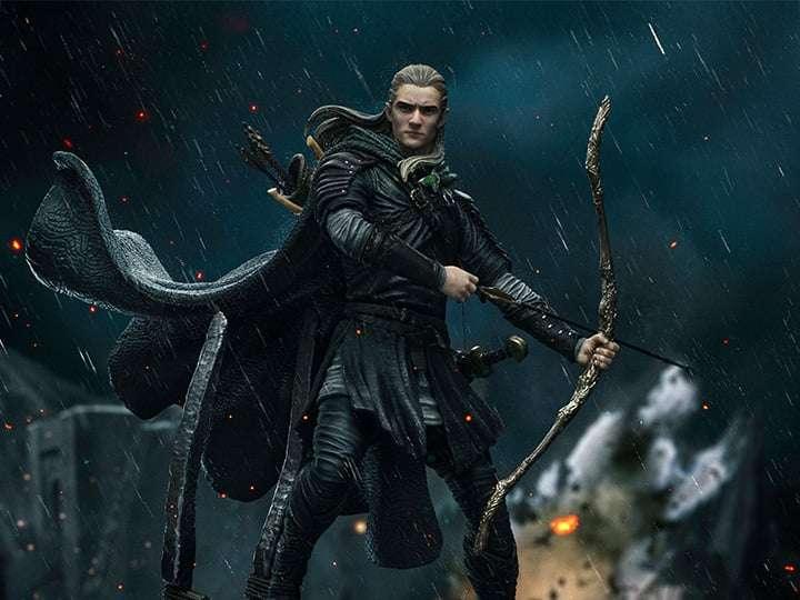 The Lord of the Rings Legolas Unleashed 1/10 Staty - Robotto