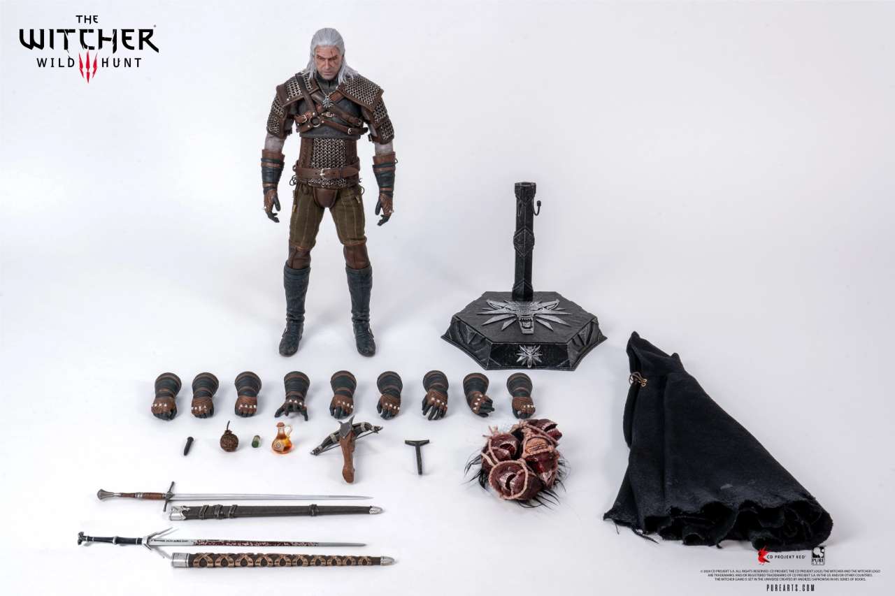 The Witcher 3: Geralt of Rivia 1/6 Articulated Figur pure arts