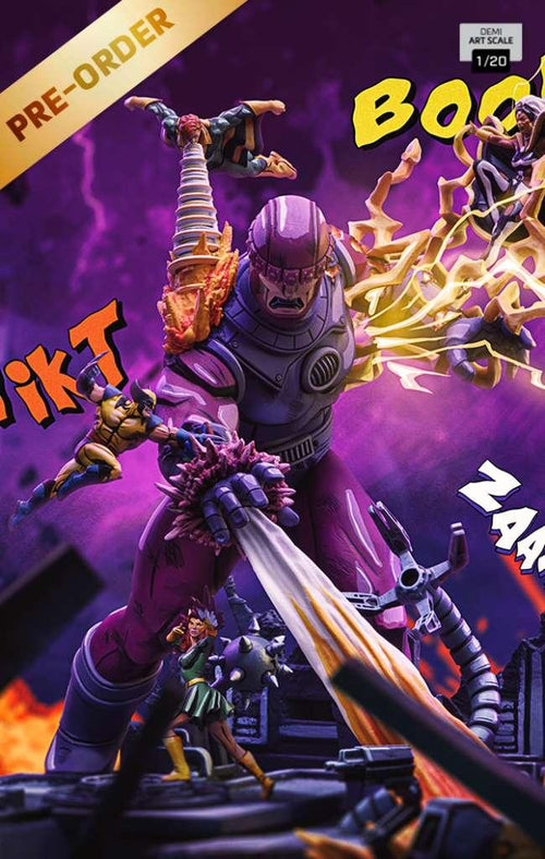 X-Men Danger Room Diorama - Comics Color VRT Demi Art 1/20 Figur - Robotto