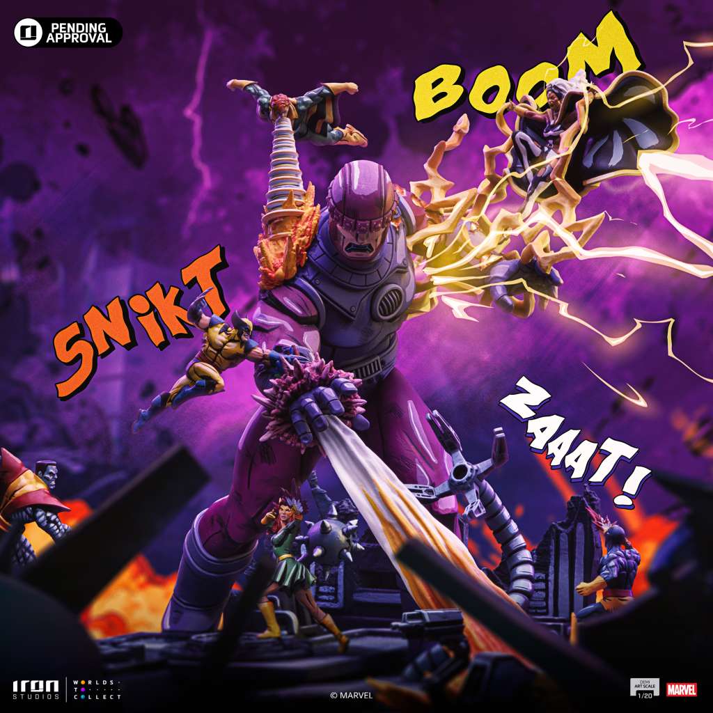 X-Men Danger Room Diorama - Comics Color VRT Demi Art 1/20 Figur iron studios