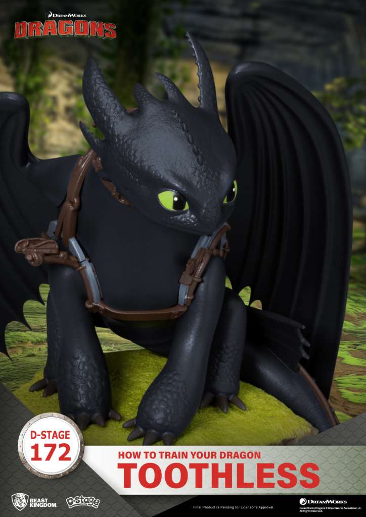 How to Train Your Dragon Toothless D-Stage Figur beast kingdom
