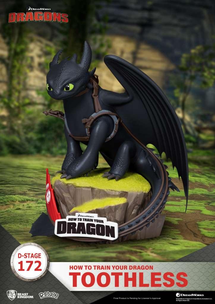 How to Train Your Dragon Toothless D-Stage Figur - Robotto