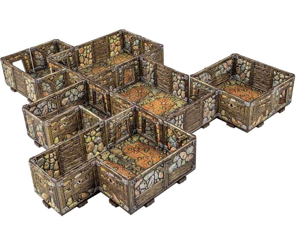 Dungeons & Lasers: Övergivna Gruvor - Prismatic Pre-painted Terräng archon games