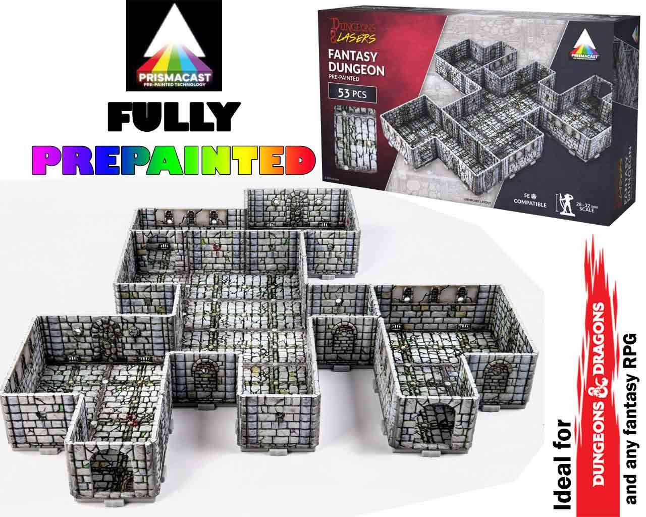 Dungeons & Lasers: Fantasy Dungeon - Pre-painted Terrain archon games