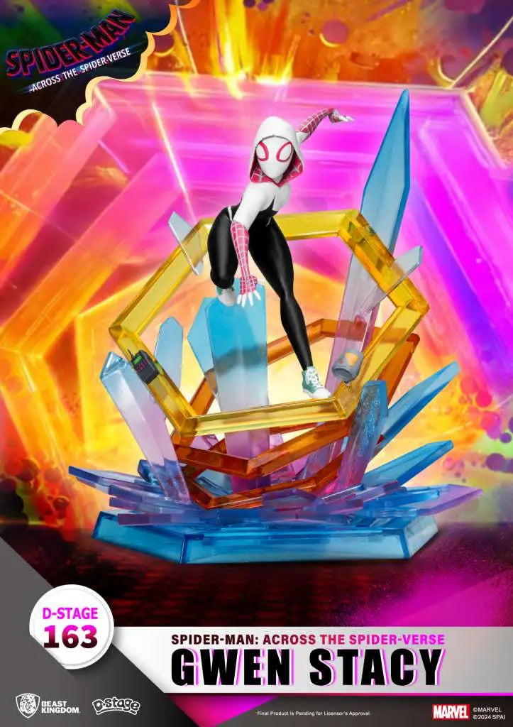 D-stage Spider-man Across The Spider Verse Gwen Stacy collectible figure
