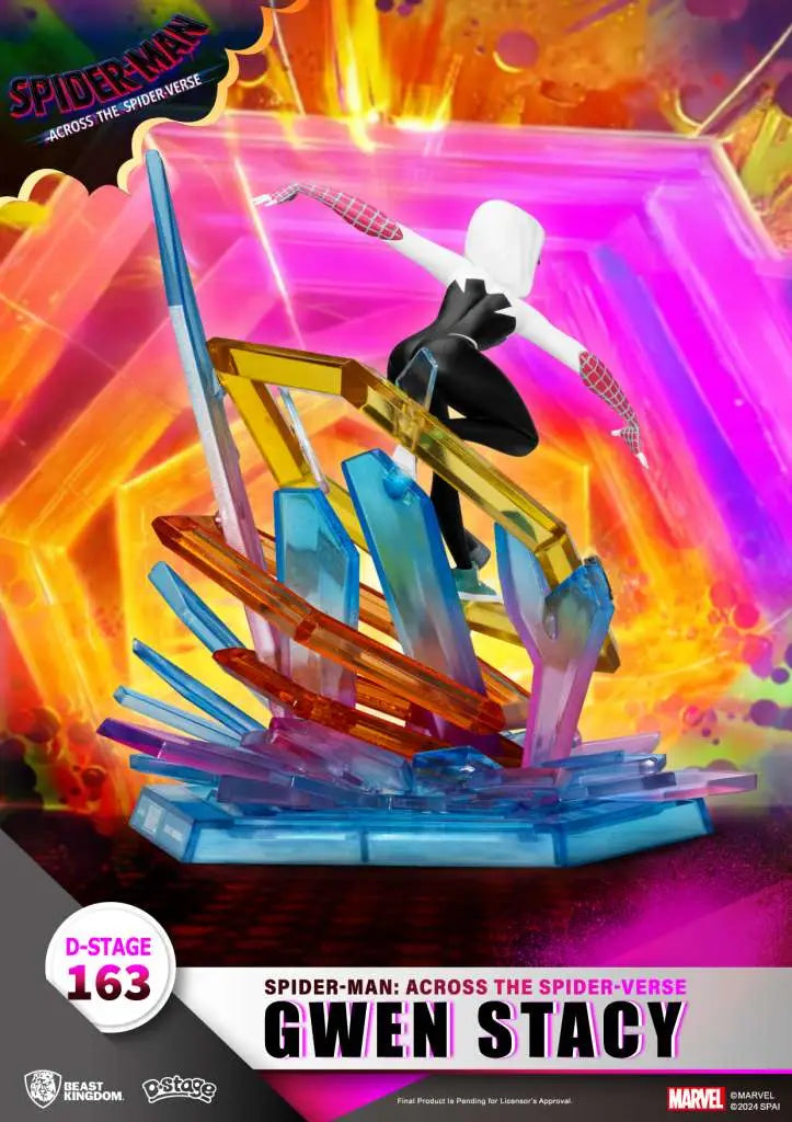 D-stage Spider-man Across The Spider Verse Gwen Stacy i samlarfigur