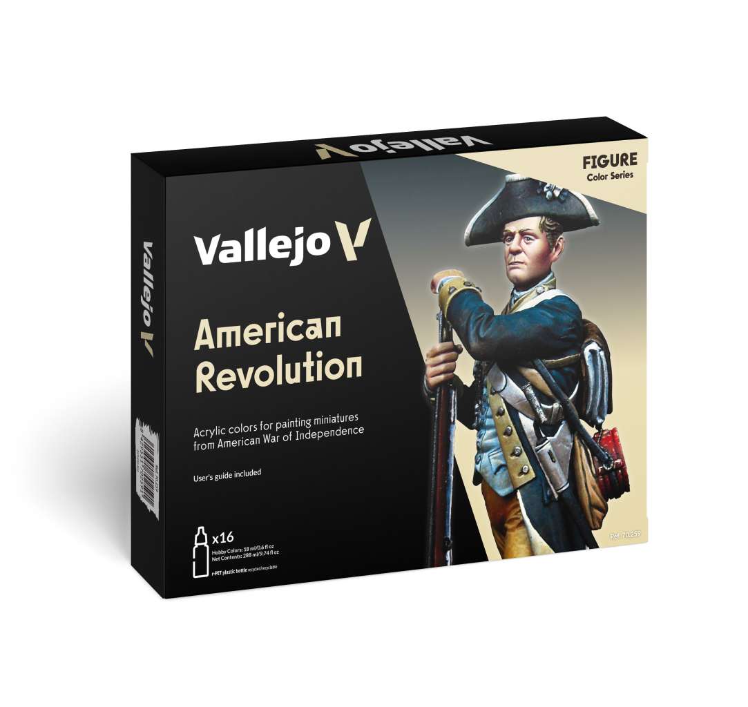 American Revolution Model Color Set 70259 vallejo