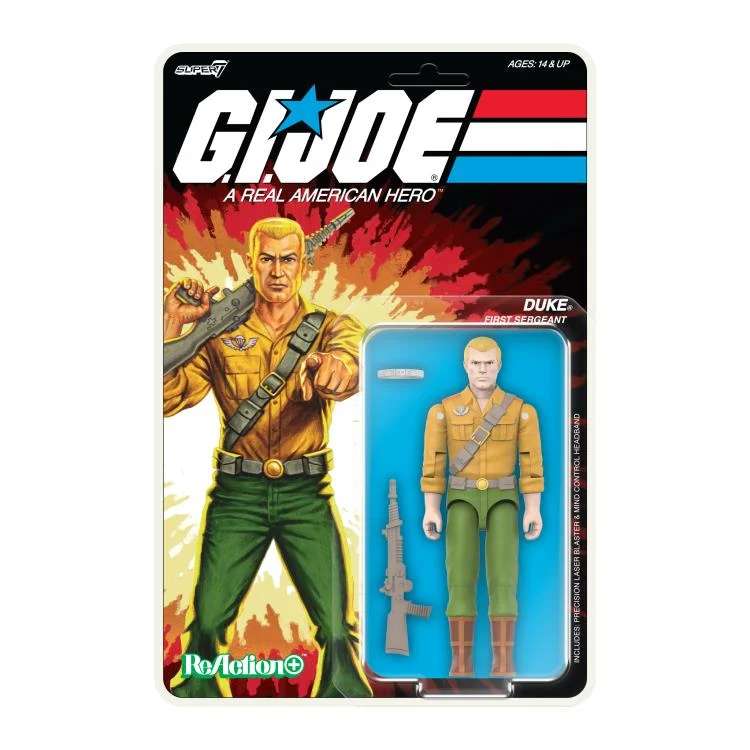 G.I. Joe W02 Duke (Cartoon) ReAction+ Figur super 7