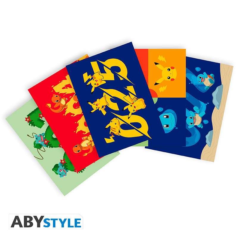 Pokémon Pikachu Presentset - A5 Anteckningsbok, Mugg & Vykort - Robotto