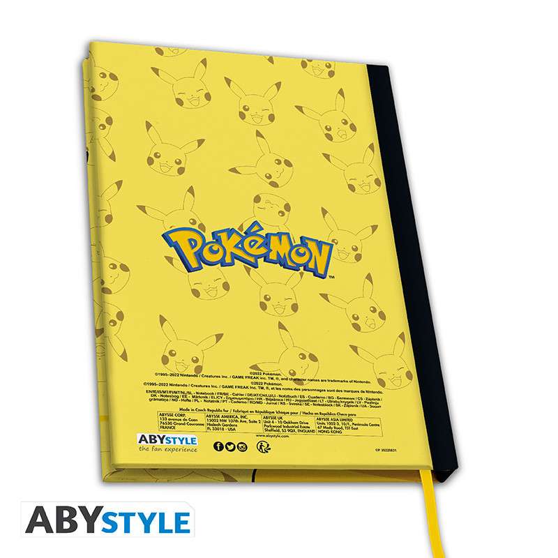 Pokemon Pikachu A5 Anteckningsblock abystyle studio