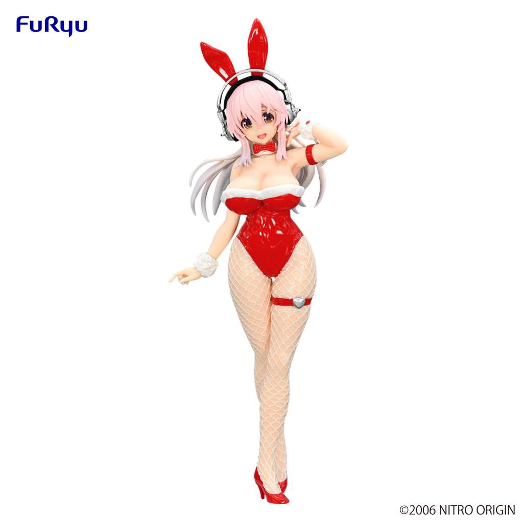 Super Sonico Röd Bicute Bunnie Figur furyu