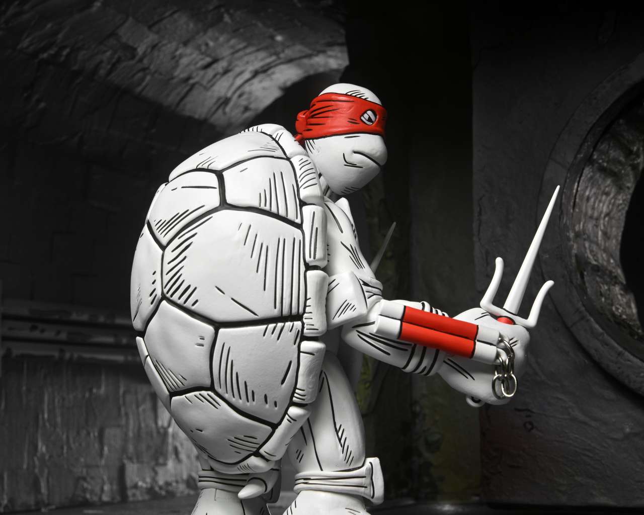 Teenage Mutant Ninja Turtles Mirage B&W First Turtles 2-Pack neca