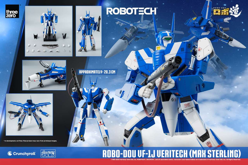 ROBO-DOU ROBOTECH VF-1J Veritech Max Sterling Figur threea toys/threezero