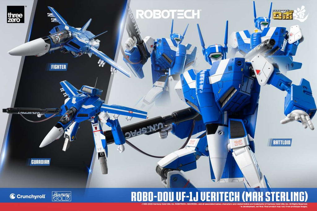 ROBO-DOU ROBOTECH VF-1J Veritech Max Sterling Figur threea toys/threezero