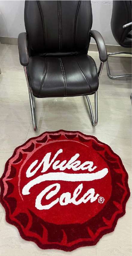 Fallout Nuka Cap Mat – En unik och nostalgisk inredningsdetalj Robotto