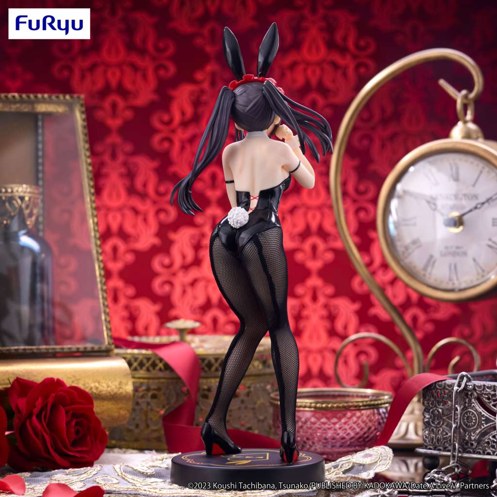 Date a Live V Kurumi Tokisaki Black Color Bicute Bunnies Figur furyu