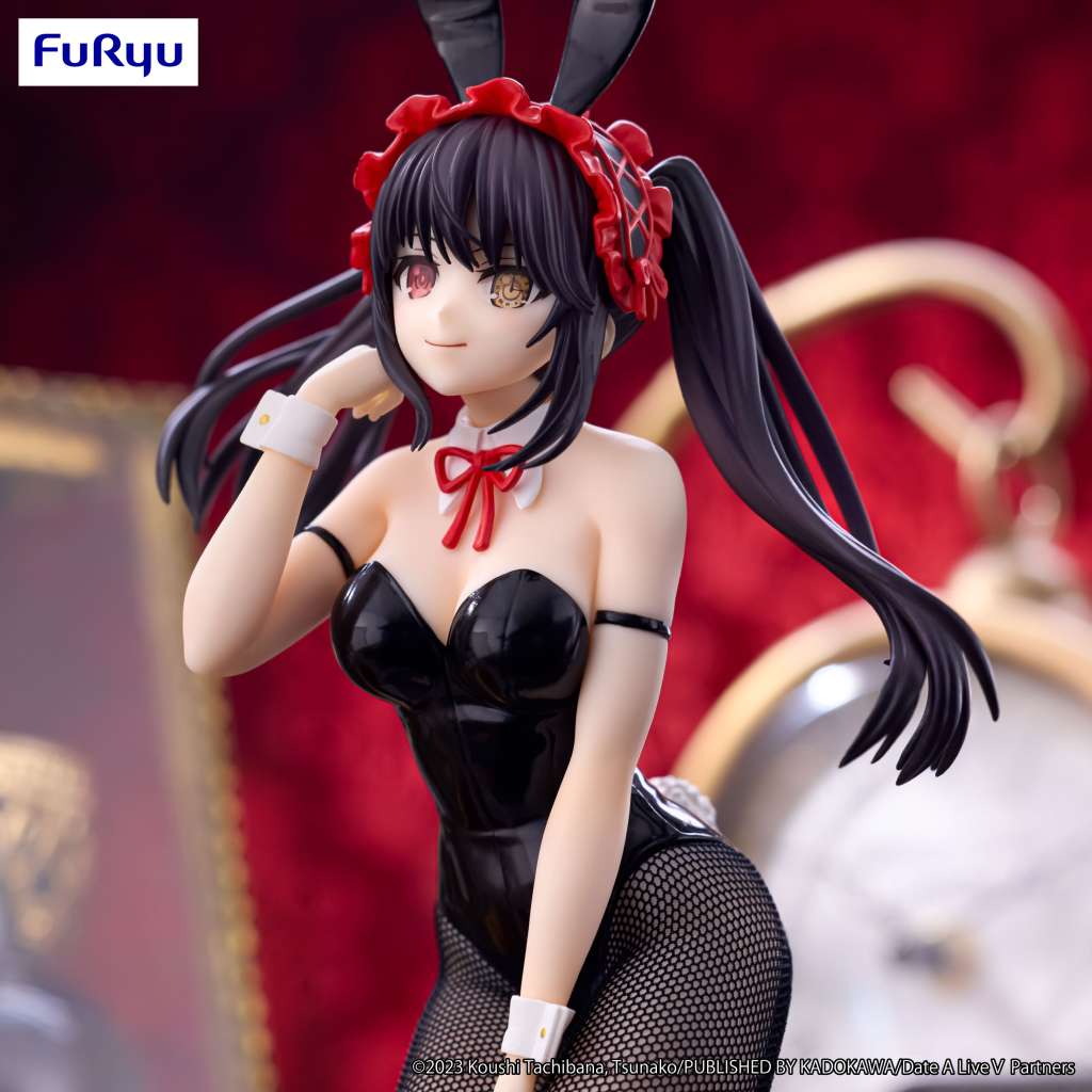 Date a Live V Kurumi Tokisaki Black Color Bicute Bunnies Figur furyu