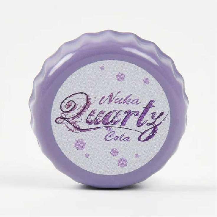 Fallout Nuka Quartz Glasflaska & Kapsyler - Robotto