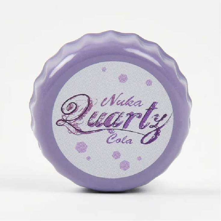 Fallout Nuka Quartz Glasflaska & Kapsyler devplus