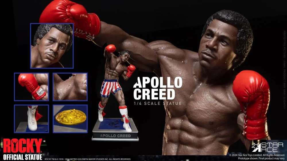 Apollo Creed 1/4 Scale Figur - Episk Kamp star ace