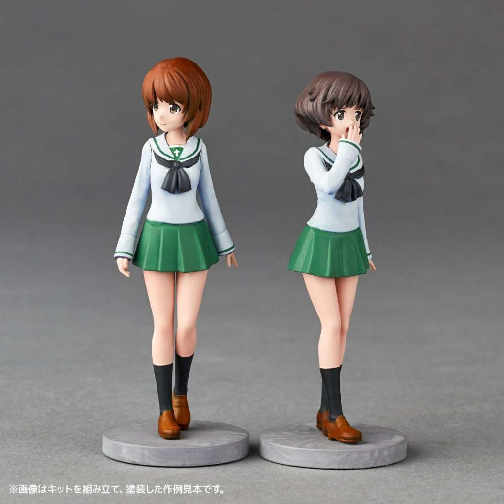 Girls und Panzer Last Chapt Garage Set (A) Artpla Model Kit kaiyodo