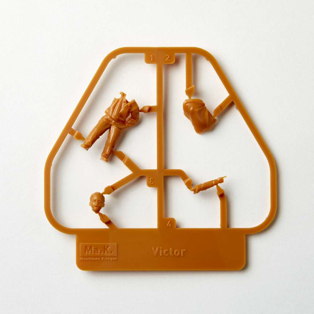 Maschinen Krieger Krote Long Barrel/Short Barrel och Victor Artpla Modellkit kaiyodo