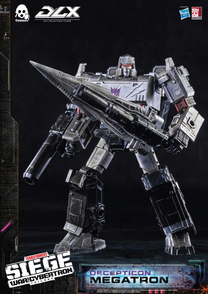 Transformers: War for Cybertron Trilogy DLX Megatron AF threea toys/threezero