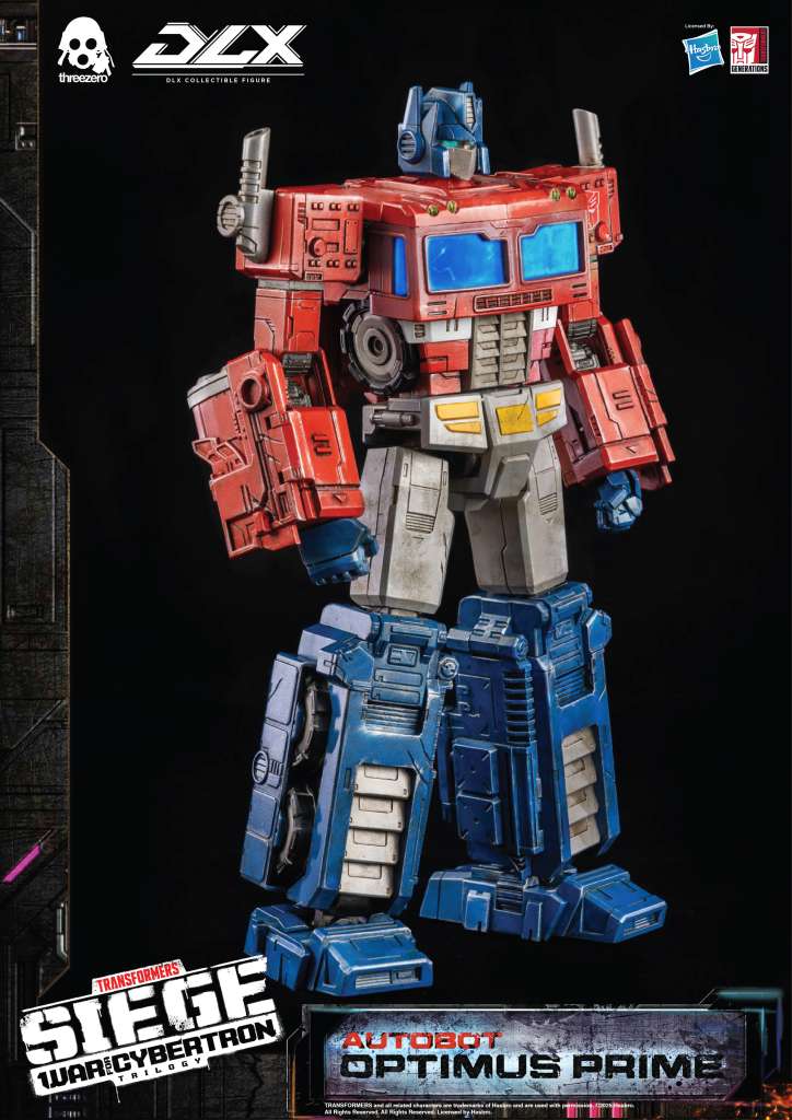 Transformers War for Cybertron Trilogy DLX Optimus Prime Actionfigur threea toys/threezero