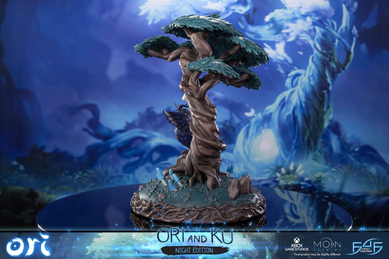 Ori och Wille av Wisps: Ori och Ku Nattvariant Statyett first4figures
