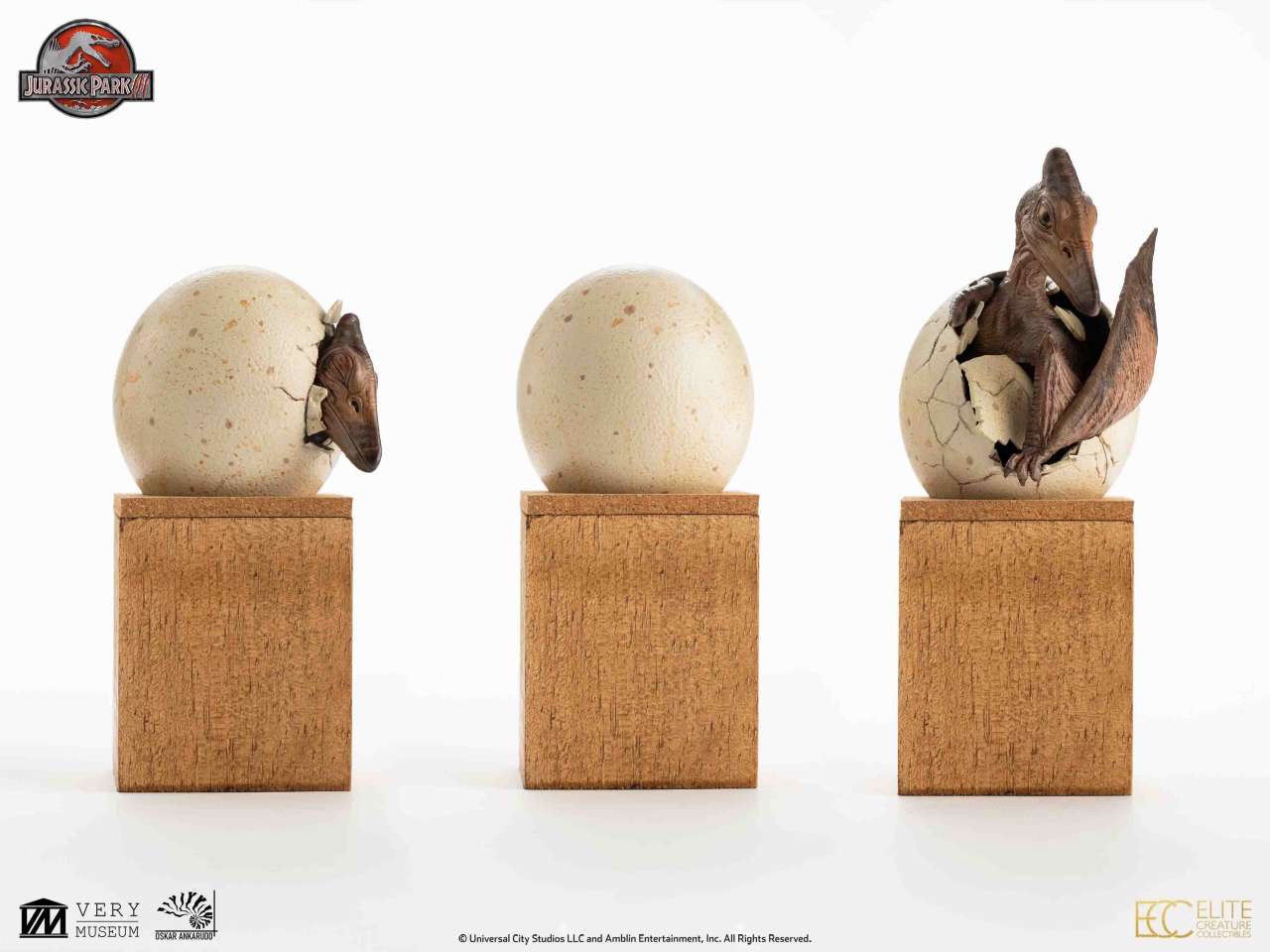 Jurassic Park Hatching Pterosaur Replica elite creature collectibles