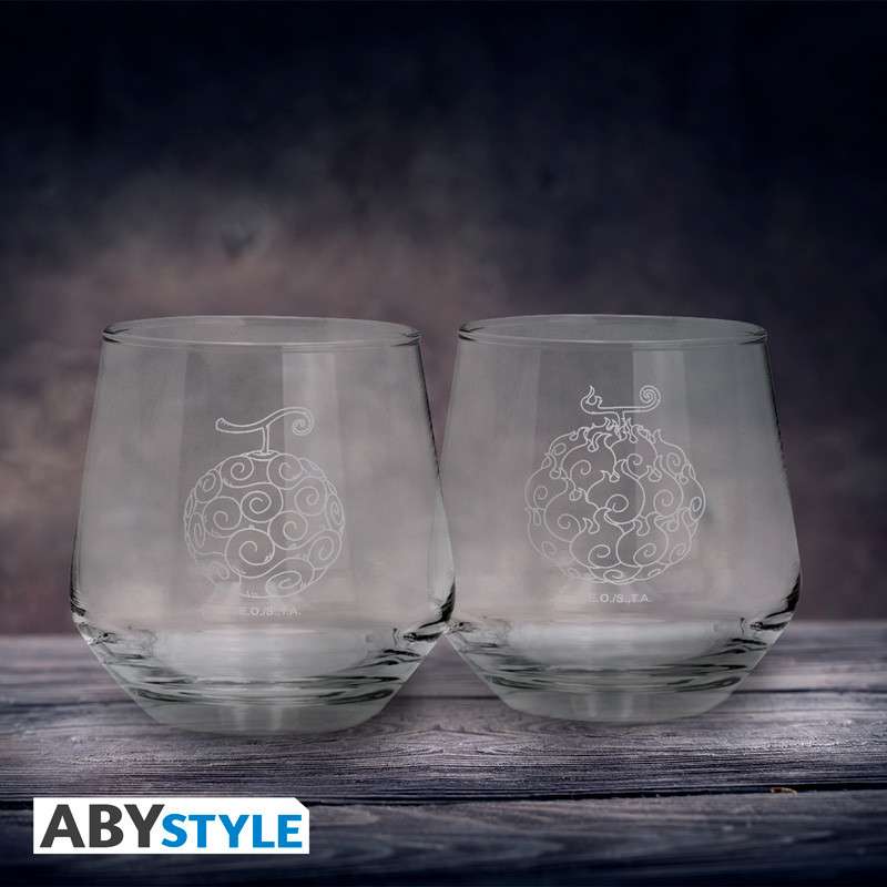 One Piece Djävulsfrukter Glas Set (2) abystyle studio