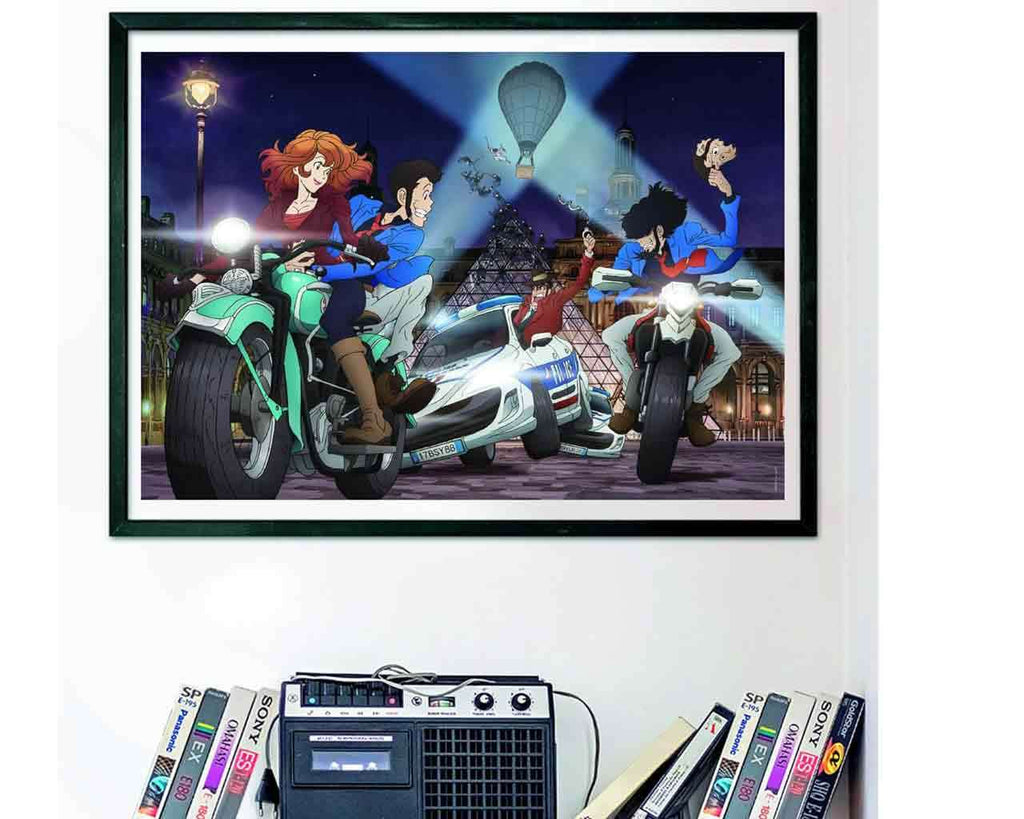 Anime pusselkollektion - Lupin III - Chase - 1000 bitar clementoni