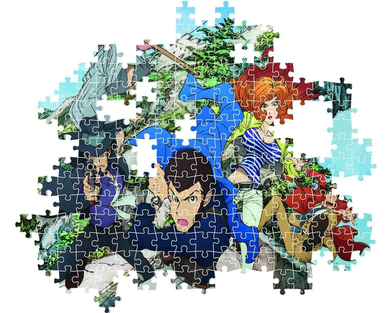 Anime Puzzle Collection - Lupin the 3rd - The Italian Adventure - Jigsaw Puzzle 1000 pcs clementoni