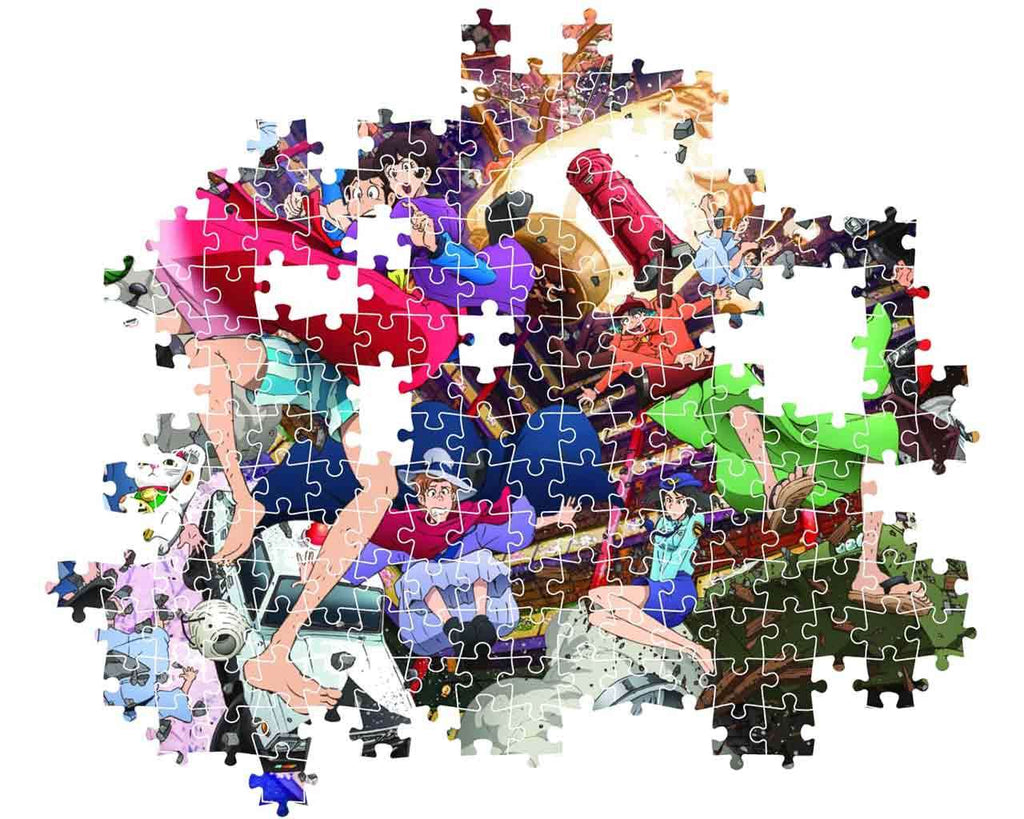 Anime Pusselkollektion - Lupin the 3rd - Explosion - Jigsaw Puzzle 1500 delar clementoni