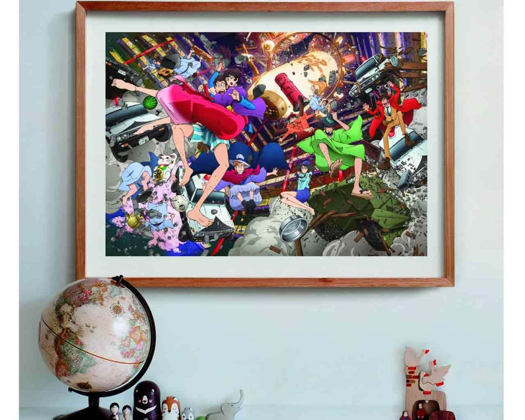 Anime Pusselkollektion - Lupin the 3rd - Explosion - Jigsaw Puzzle 1500 delar clementoni