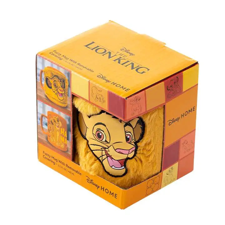 The Lion King Simba Smiling Face Fuzzy Mug