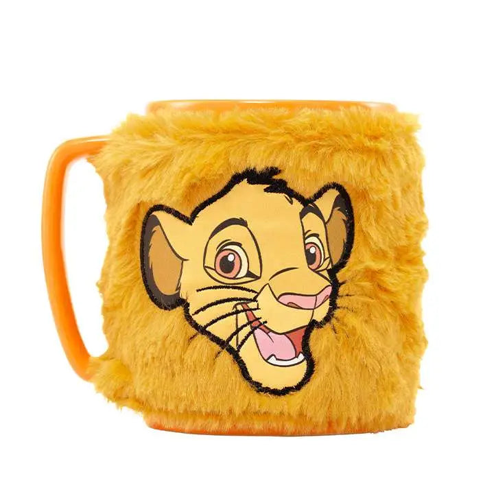 The Lion King Simba Smiling Face Fuzzy Mug