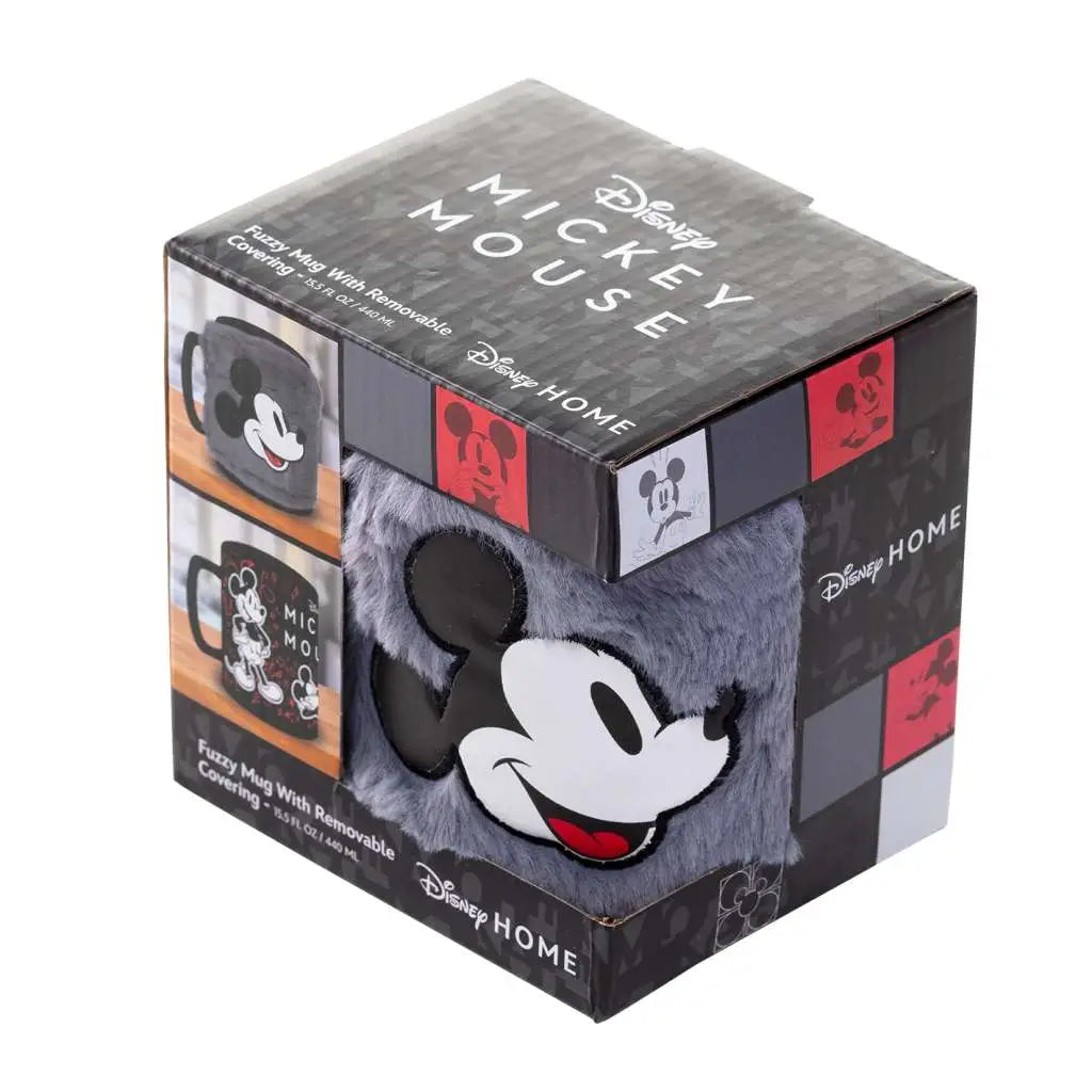 Mickey Mouse Smile Fuzzy Mug