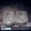 One Piece Luffy & Ace Glas Set (2) - Robotto