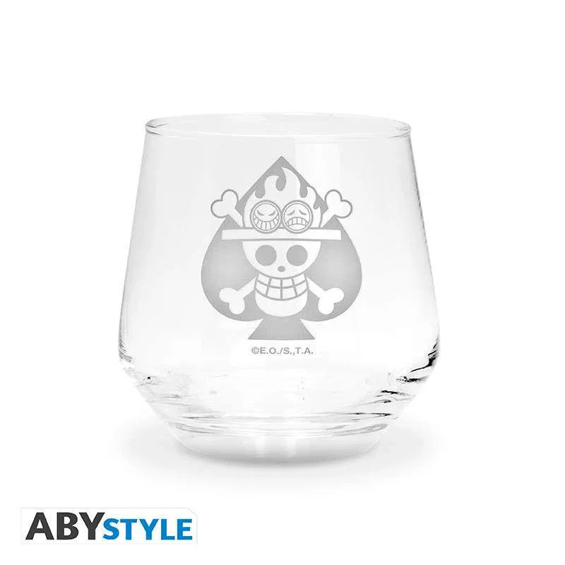 One Piece Luffy & Ace Glas Set (2) - Robotto