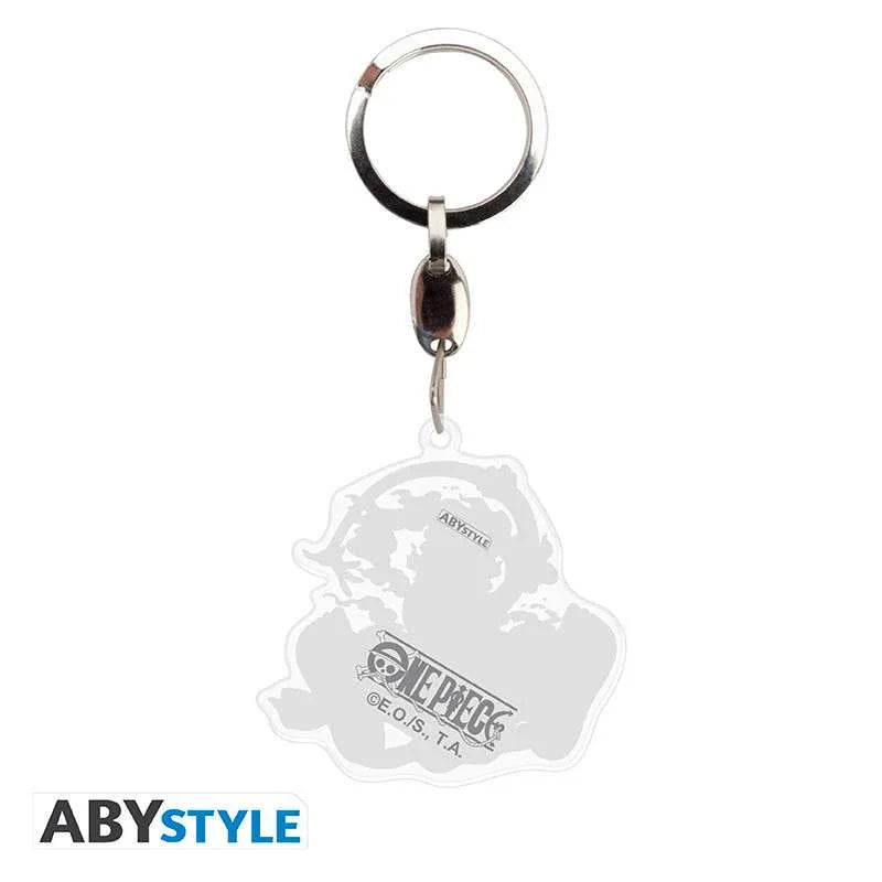 One Piece Luffy Gear 5 Acryl Nyckelring - Robotto